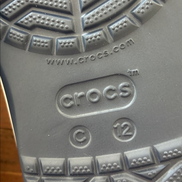 BUNDLE! N E W CROCS Kids Water Shoes - Black, White, and Navy. Sz12 - Picture 5 of 5